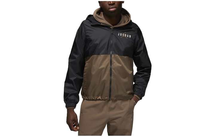 Jordan Jordan Jackets Men's Black Brown Hooded Moderate Other