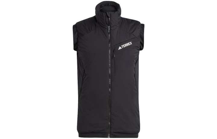 Adidas Adidas Vests Men's Black Stand Collar Moderate Other
