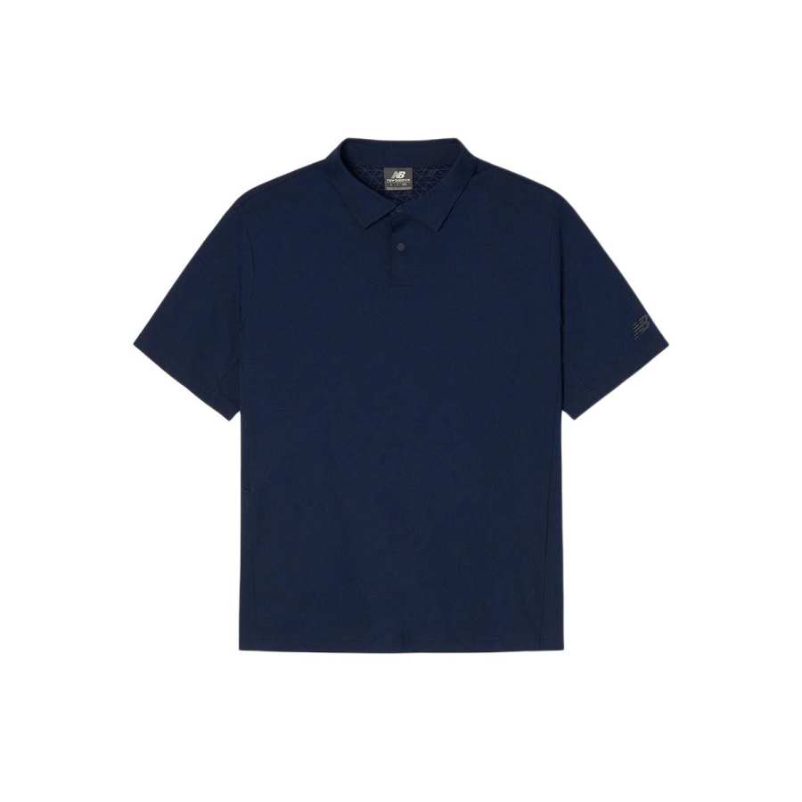 New Balance New Balance STANDARD FITFROZEN Polo Shirt Men's Marine Blue