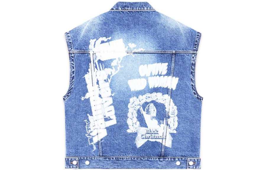 WE11DONE WE11DONE Vests Unisex Blue Moderate