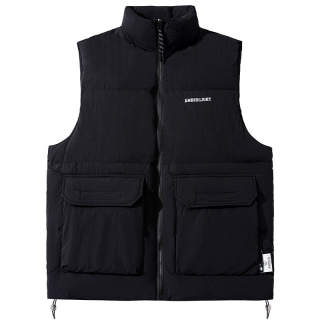 AMBER LIGHT Vests Unisex Stand Collar Moderate Workwear