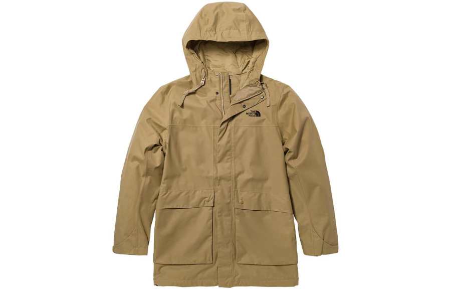 THE NORTH FACE Urban Exploration Waterproof And Wear resistant Windbreaker Jacket Men's Khaki