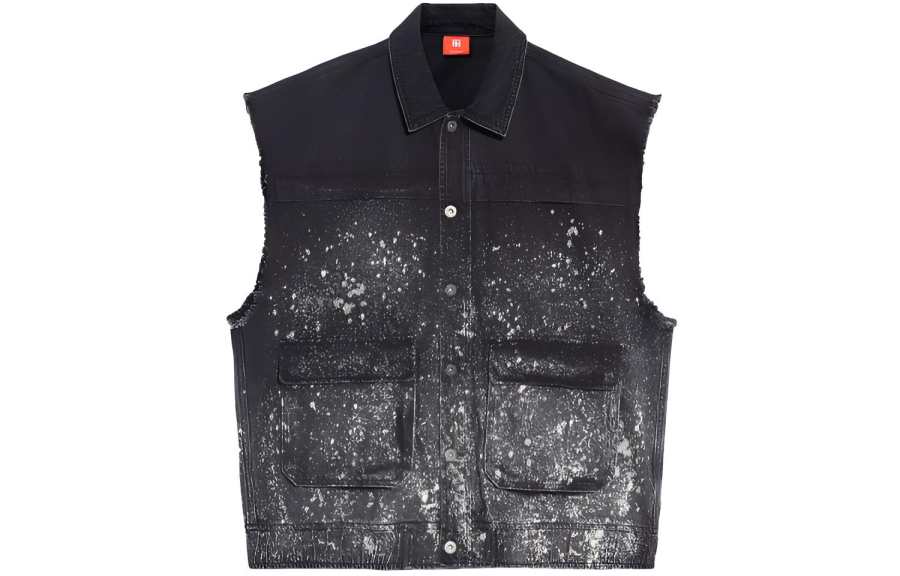 Li-Ning Li Ning Vests Men's Black Lapel Moderate Other