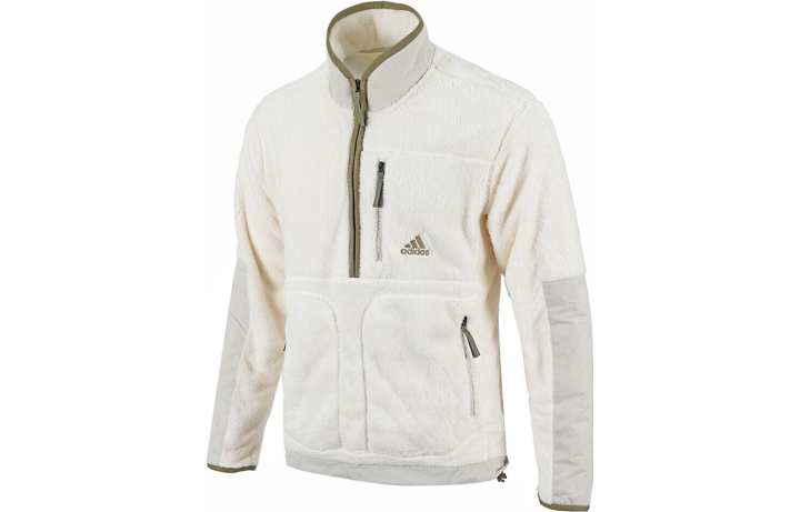 Adidas Adidas Jackets Men's White Stand Collar Moderate Reversible