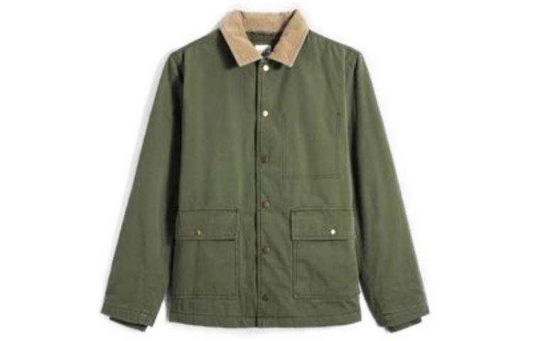 GAP GAP Jackets Men's Army Green Lapel Moderate Other