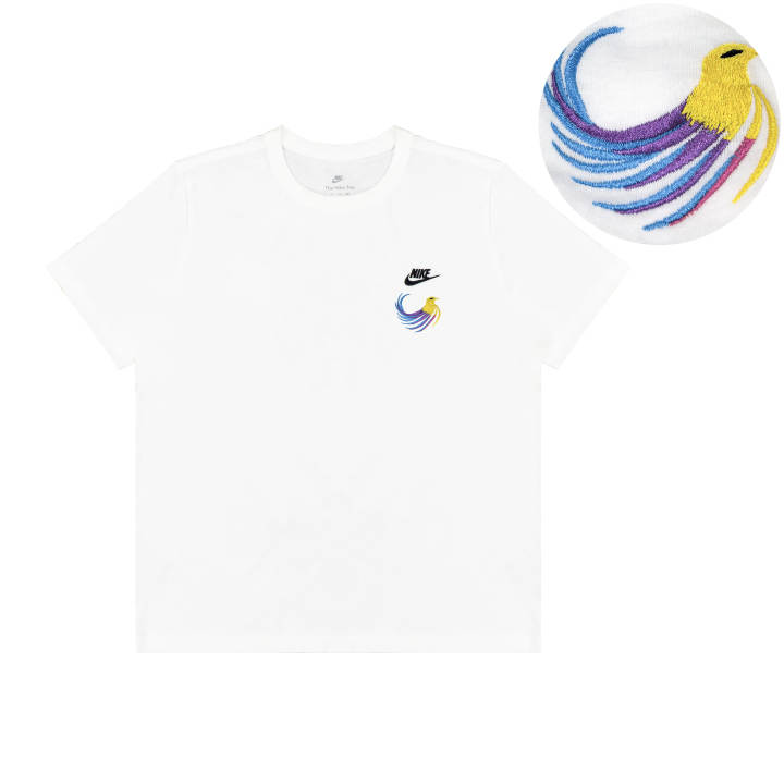 Nike Nike T Shirts Unisex White Crew Neck Moderate Straight Fit