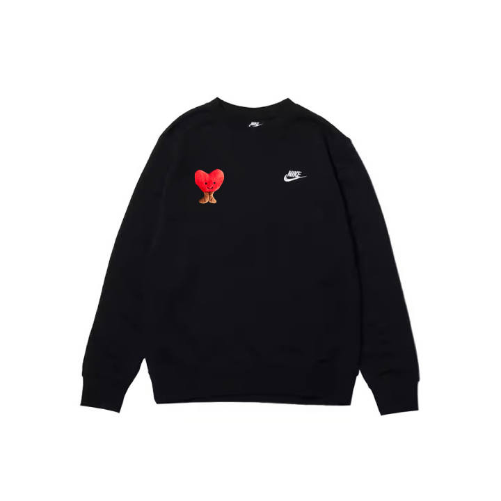 Nike Nike Sweatshirts Men's Black Crew Neck Moderate Regular