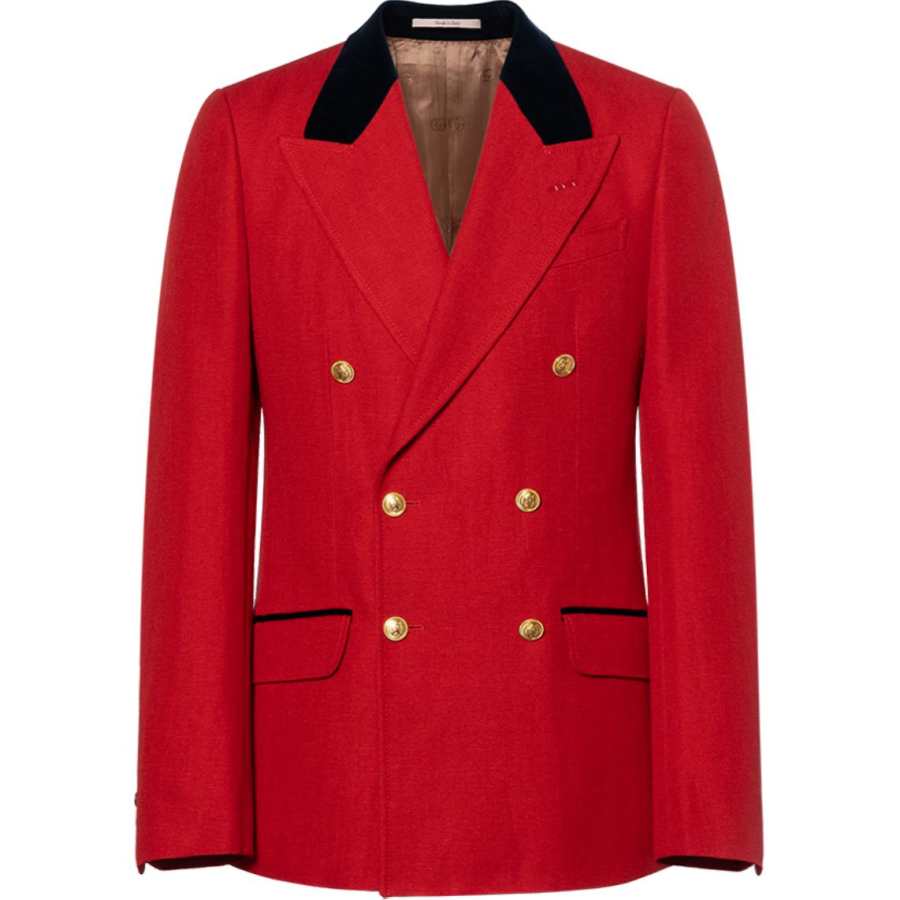 GUCCI FW22 Business Suit Men's Red