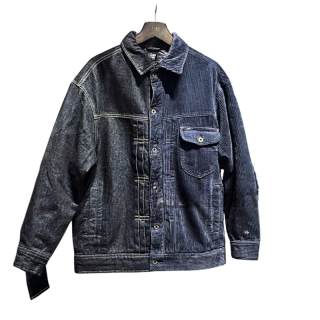 Lee Denim Jackets Men's Blue Lapel Moderate