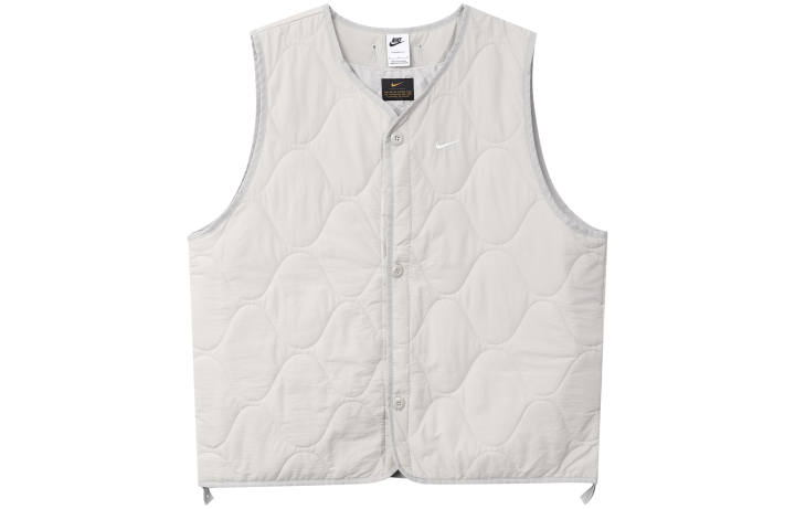 Nike Nike Vests Men's Gray White V Neck Moderate Other
