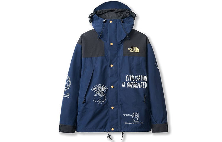 THE NORTH FACE X Brain Dead Civilisation Is Overrated Parka