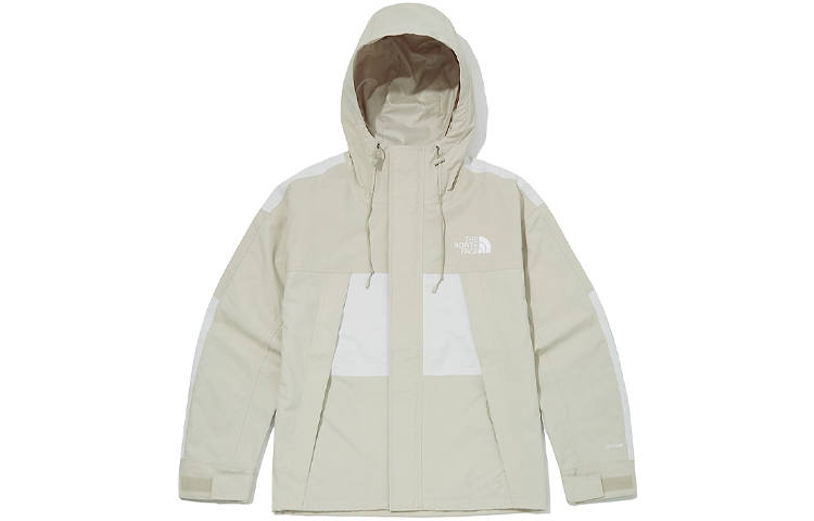 THE NORTH FACE Waterproof And Windproof Windbreaker Jacket Unisex Khaki