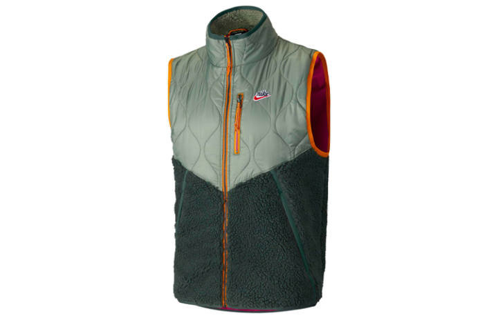 Nike Nike Vests Men's Spiral Sage Green Stand Collar Moderate Other