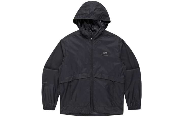New Balance New Balance Jackets Men's Black Hooded Moderate Other