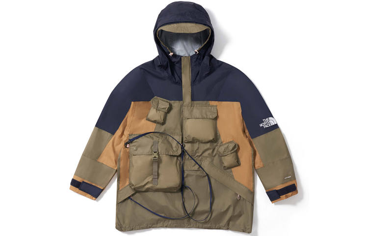 THE NORTH FACE Urban Exploration Windbreaker Jackets Men's Green Hooded Moderate