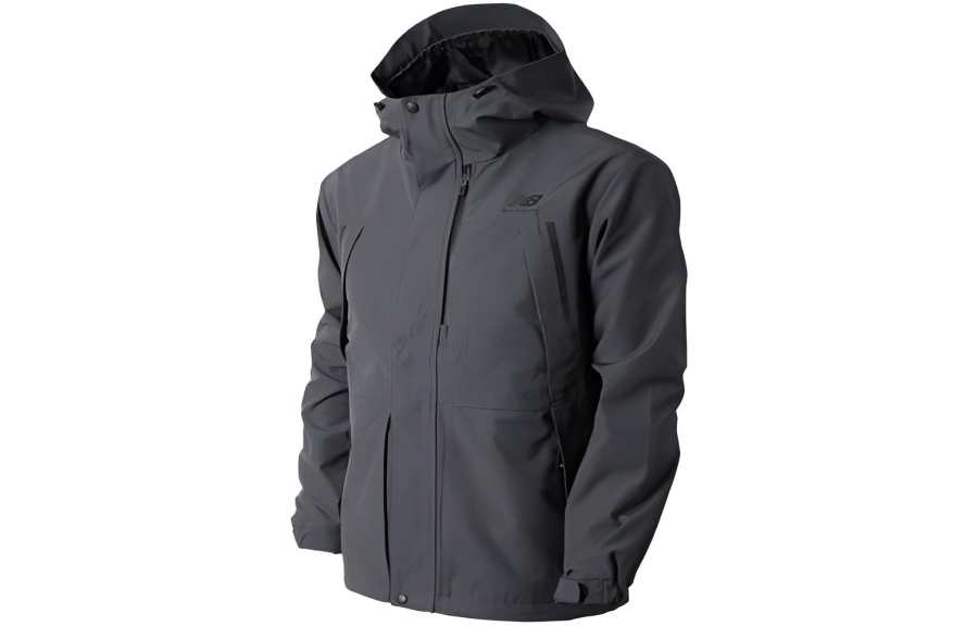 New Balance New Balance UNI ESS Jackets Men's Black Hooded Non Detachable Moderate Other