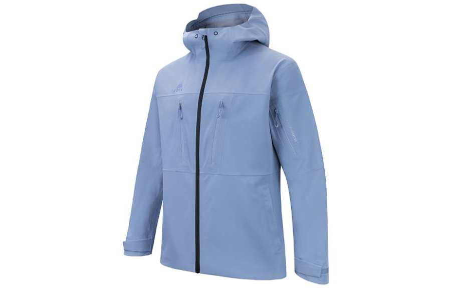 Anta Variety Training Collection Waterproof Windbreaker Jacket Men's Gray Blue