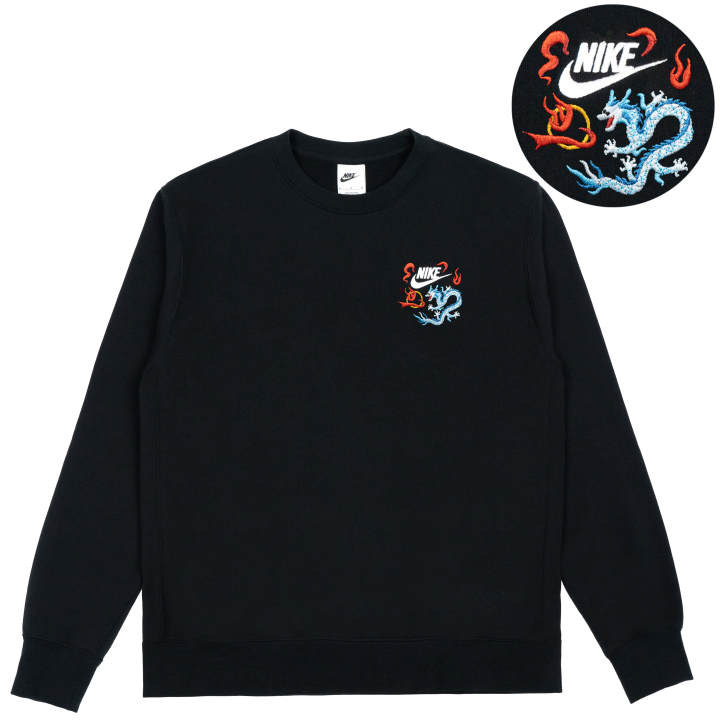 Nike Nike Sweatshirts Unisex Black Crew Neck Moderate