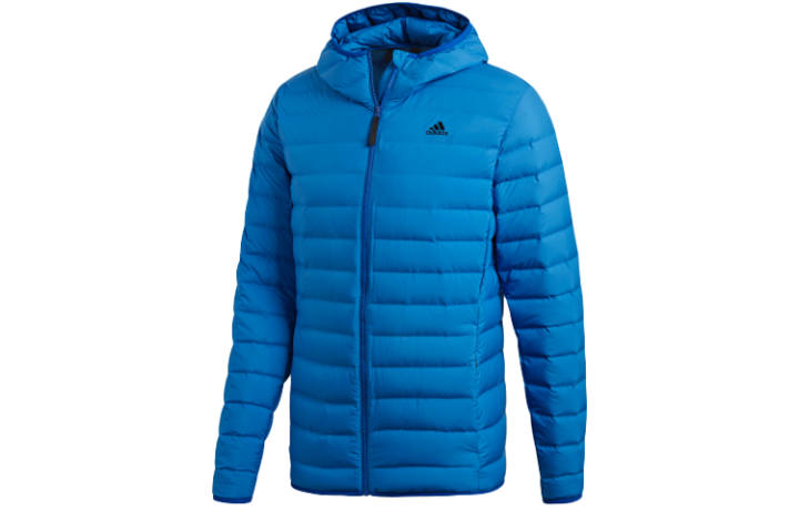 Adidas Adidas Down Jackets Men's Collegiate Blue Stand Collar Moderate Other