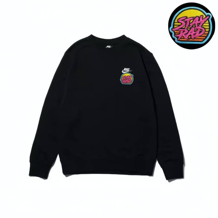 Nike Nike Sweatshirts Unisex Black Crew Neck Moderate Regular