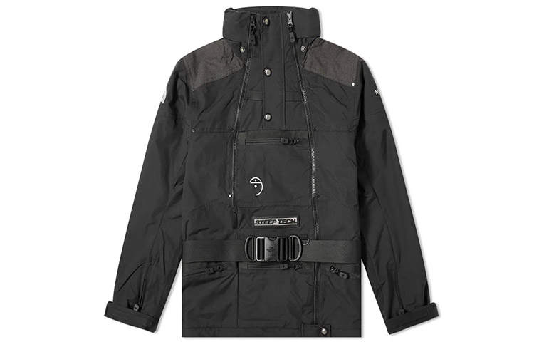 THE NORTH FACE Outdoor Hiking Waterproof, Windproof, And Breathable Windbreaker Jacket Men's Black