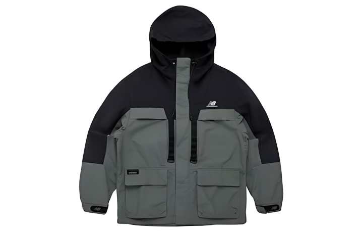 New Balance New Balance Windproof Windbreaker Jacket Unisex Black Green