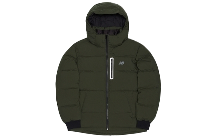 New Balance New Balance Down Jackets Men's Green Hooded Lightweight Other