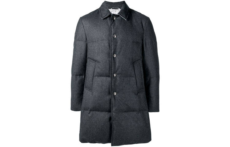 THOM BROWNE THOM BROWNE· Down Jacket Men's Dark Gray