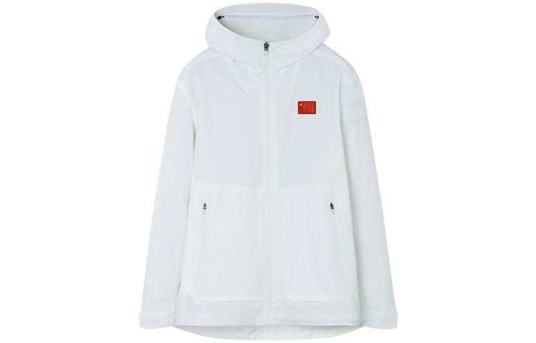 Anta Waterproof, Windproof, And Breathable Windbreaker Jacket Men's Pure White