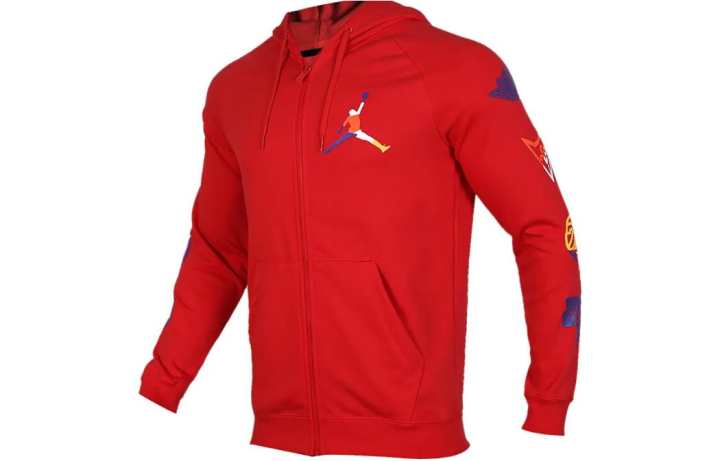 Jordan Jordan RIVALS LOOPBACK FZ Jacket Men's Red