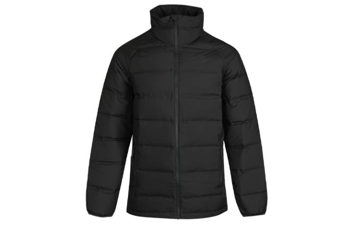 Adidas Adidas Down Jackets Men's Brown Stand Collar Without Hood Moderate Other