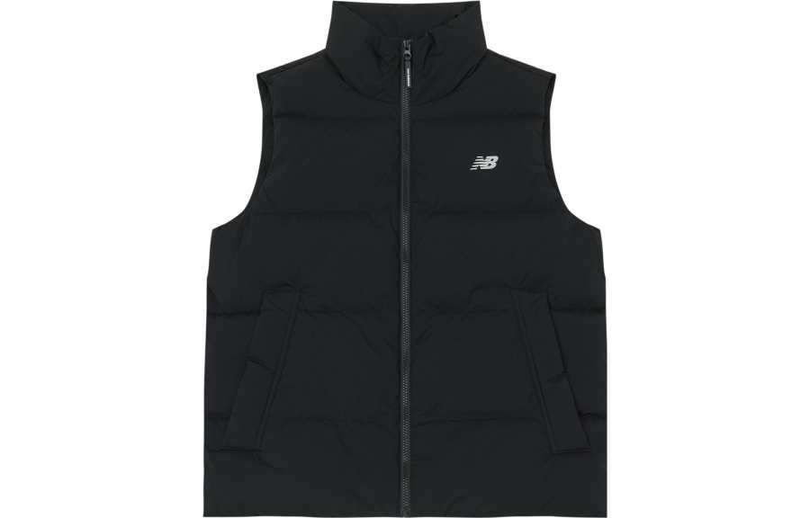New Balance New Balance Vests Unisex Black Stand Collar Moderate Other
