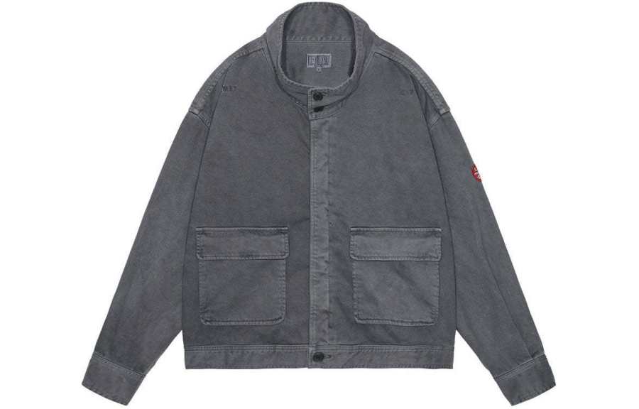 Cav Empt Cav Empt Jackets Men's Charcoal Stand Collar Moderate Other