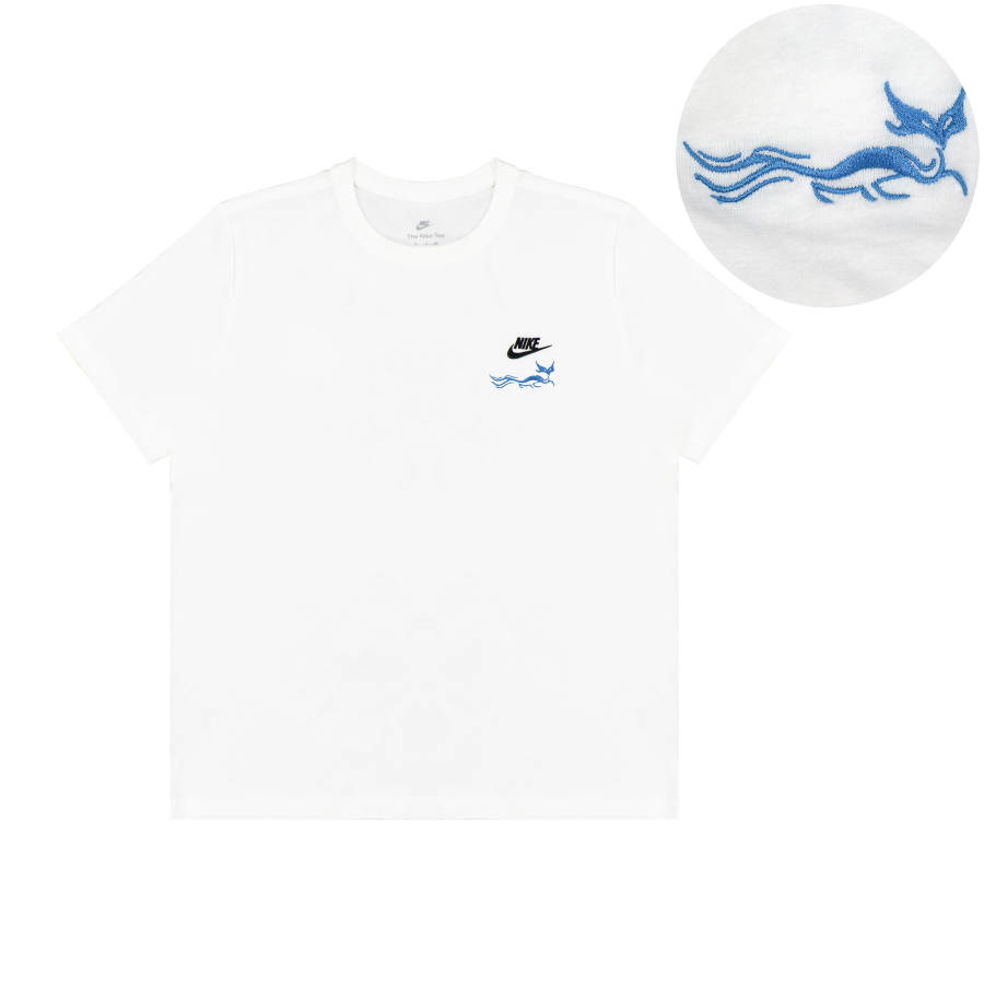 Nike Nike T Shirts Unisex White Crew Neck Moderate Straight Fit