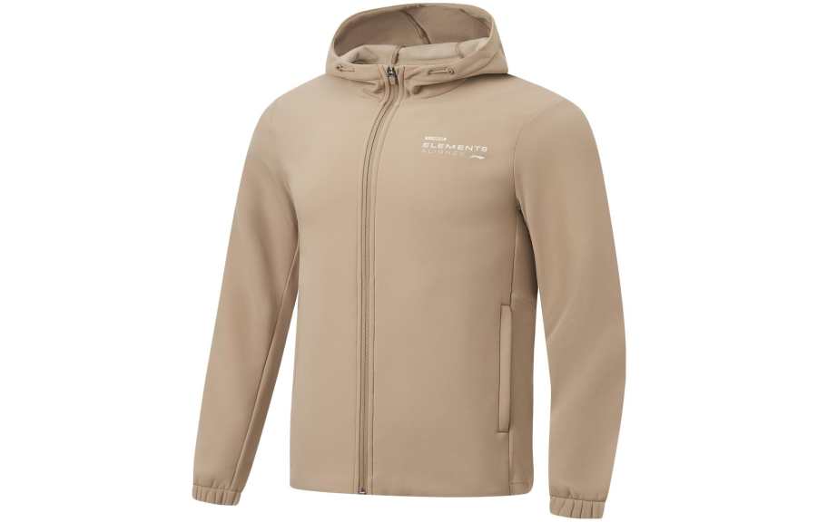 Li-Ning Li Ning Fitness Series Jacket Men's Light Chestnut Brown