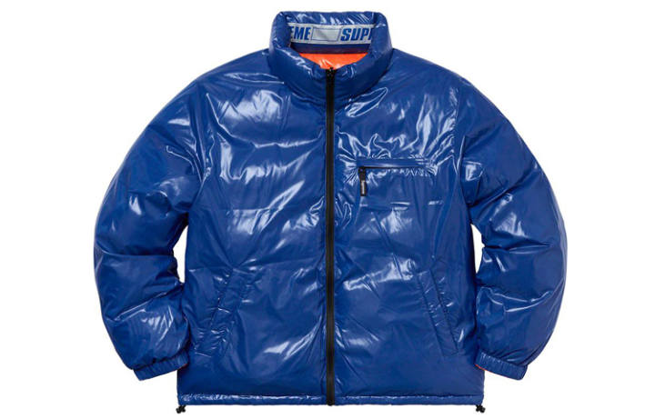 Supreme Supreme Shiny Reversible Puffy Jacket