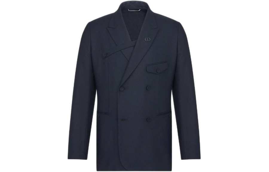 DIOR DIOR SS24 Business Suit Coat Men's Blue