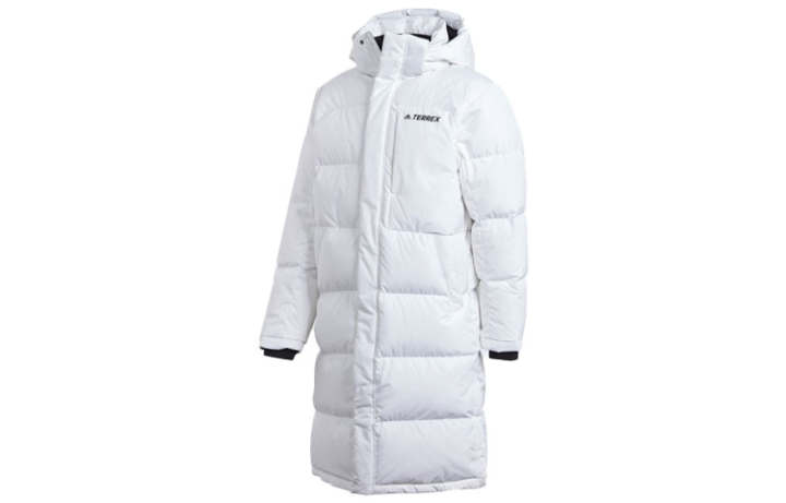 Adidas Adidas Down Jackets Unisex White Hooded Thickened Other