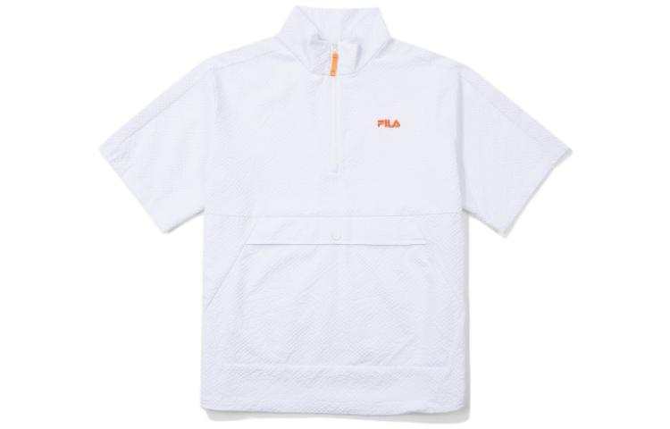 FILA Jackets Unisex White Stand Collar Moderate Other