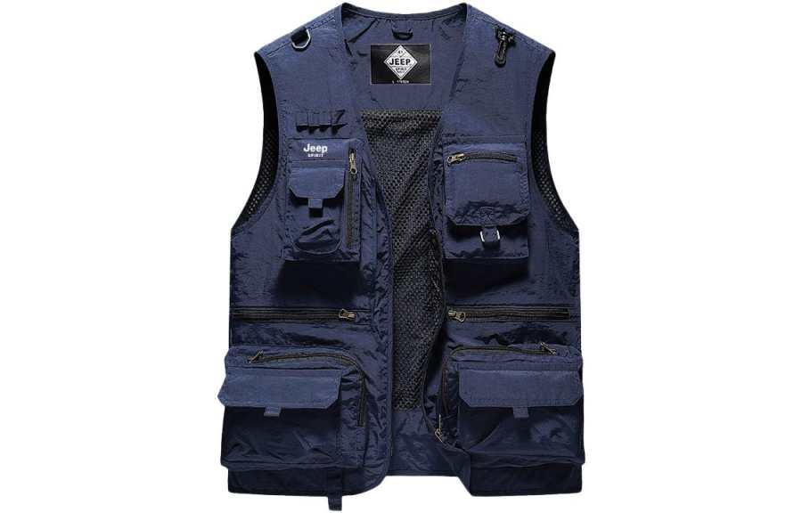JEEP SPIRIT Vests Men's Moderate Workwear