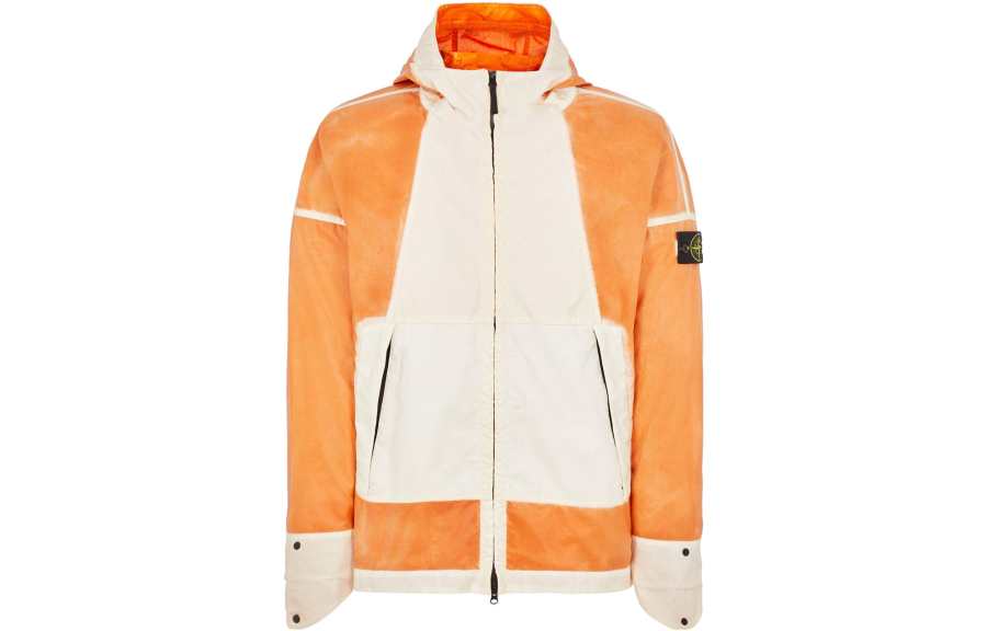 STONE ISLAND Hand Sprayed SS23 Jackets & Coats Men's Burnt Tea Brown