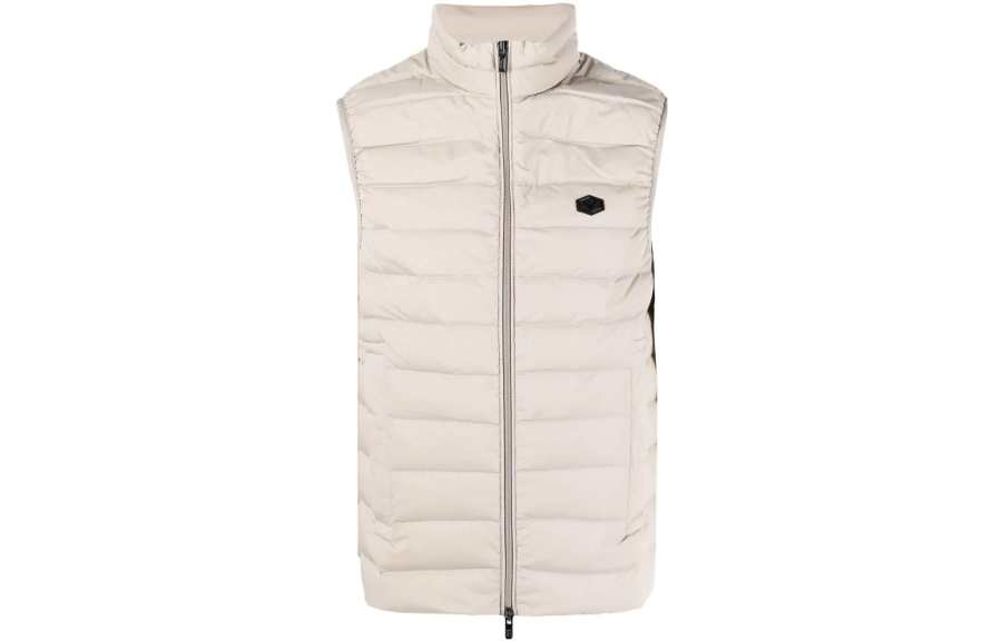 EMPORIO ARMANI Logo-patch Gilet