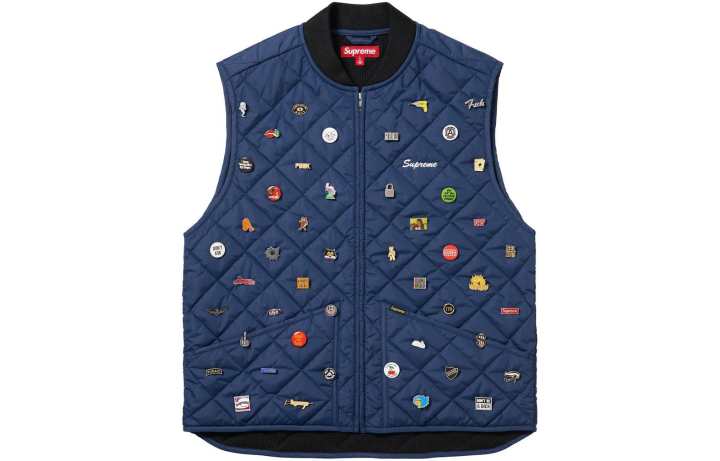 Supreme Supreme Pins Quilted Work Vest