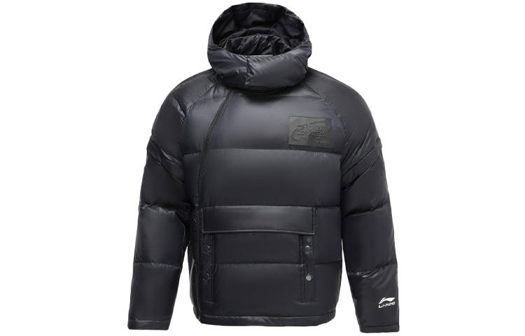 Li-Ning Li Ning Down Jackets Men's New Standard Black Detachable Hood Thickened Other