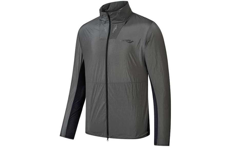 Saucony Saucony Jackets & Coats Men's Silver Black