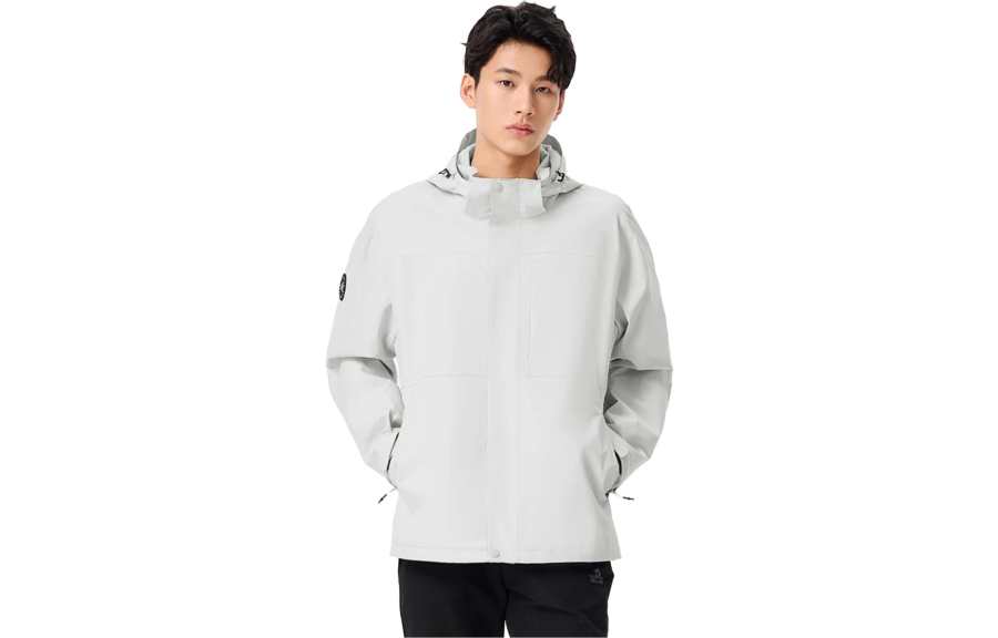 PELLIOT PELLIOT Windbreaker Jackets Men's Hooded Thickened