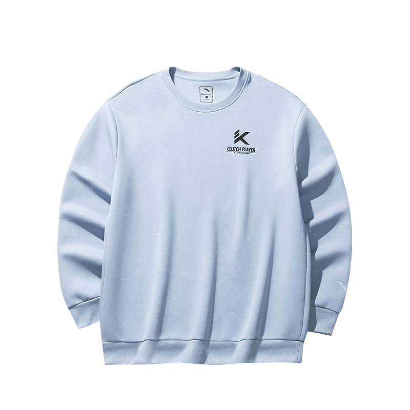 Anta Basketball Collection Sweatshirt Men's Near Sea Blue