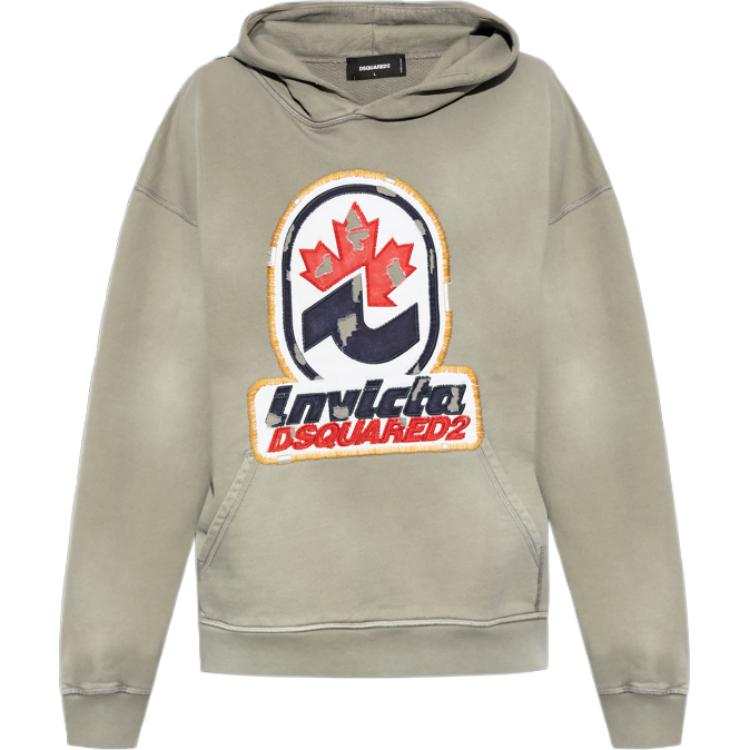 DSQUARED 2 Dsquared 2 logo-appliqué hoodie