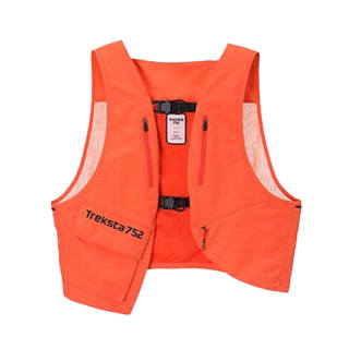TREKSTA Vests Unisex Orange Collarless Moderate Urban Techwear