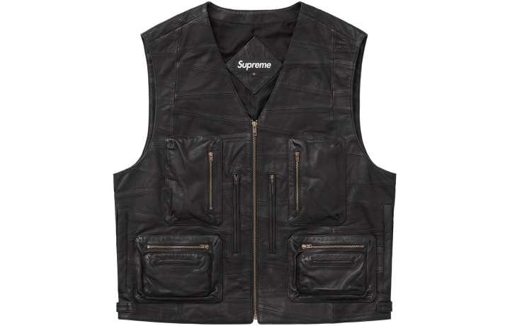 Supreme Supreme Patchwork Leather Cargo Vest